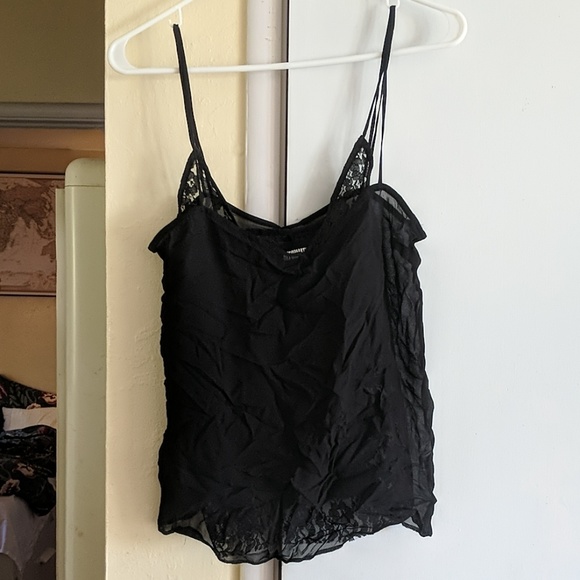 NWOT Reformation Hailey Top Black Size S - Picture 5 of 7
